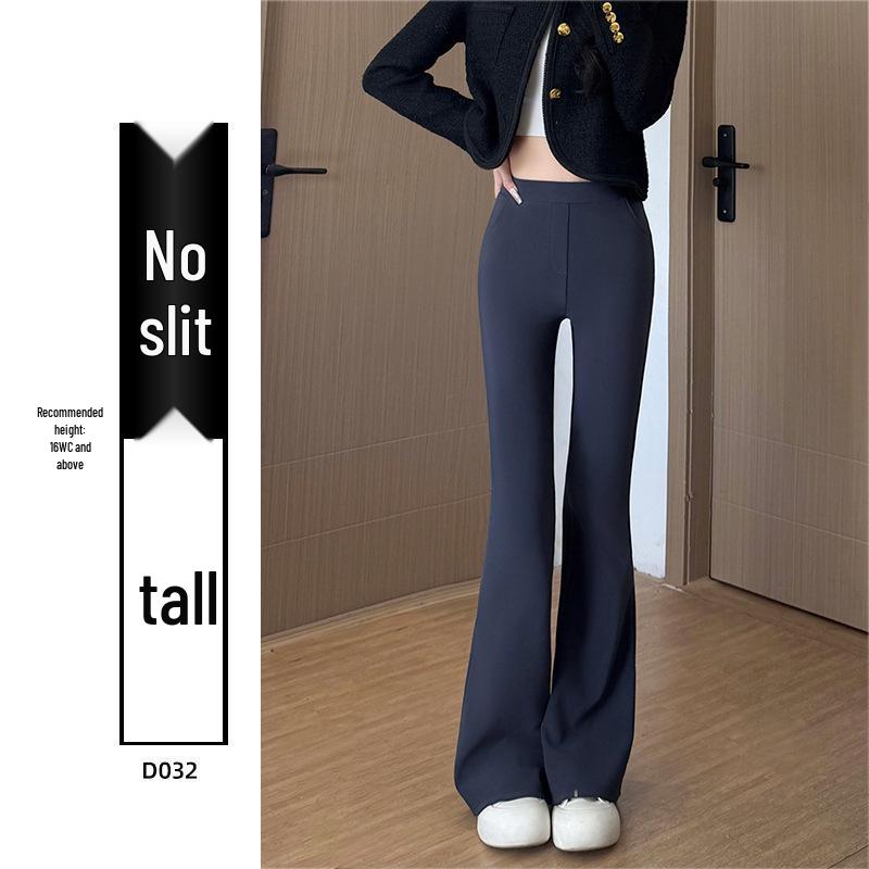 Petite Women's 2025 Slimming High-Waisted Micro-Flared Long Pants