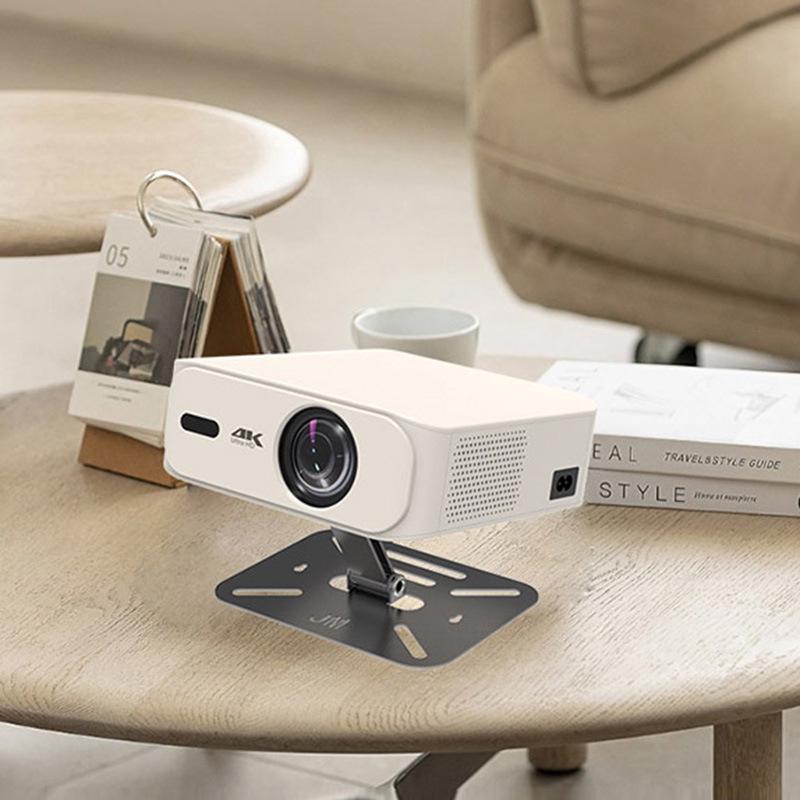 Projetor Portátil HD E-commerce V318: Pan-Tilt Metálico, Projeção Direta na Parede