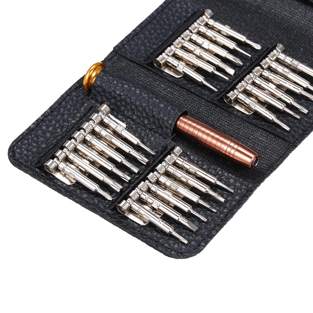 25 in 1 set di cacciaviti di precisione kit di strumenti di riparazione utensili manuali per telefono iPad PC