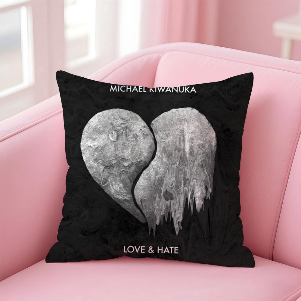 Singer M-Michael KiwanukaS Cushion Cover Comfortable Reversible Pillow Cover Ideal for Car Sofa Bedroom & Beyond