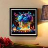 New Arrival 5D DIY Full Circle Diamond Painting "Butterfly Flower Lamp Strip" Embroidery Cross Stitch Home Decor Gift