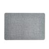 Popular cloth pattern grid oil edge placemat, dining table insulation mat, high-grade square water drop-shaped anti-scalding table mat