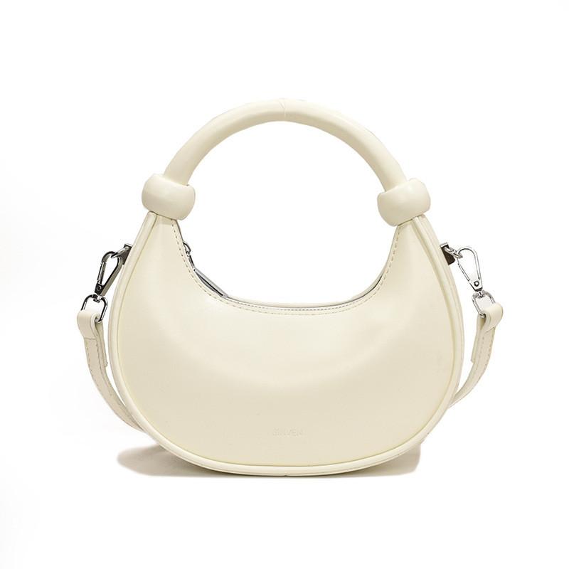 Ielgy Korean Version Fashionable Hand-Carrying Crescent Bag Unique One-Shoulder Niche All-Match Messenger Bag