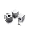 20Pcs/Lot Stainless Steel Square Beads Cuboid Loose Spacer Beads for DIY Bracelet Necklace Jewelry Making Accessories