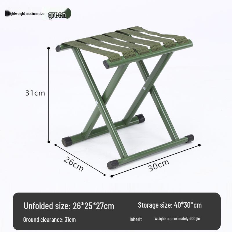 Portable Folding Backrest Chair for Camping, Fishing, Home, and Outdoor Use