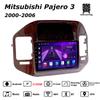 Rádio de Carro Android Car-Play Para Mitsubishi Pajero 3 2000-2006 Reprodutor Multimídia Unidade Principal Estéreo Navegação GPS BT WIFI,8 NÚCLEOS ,2+32GB