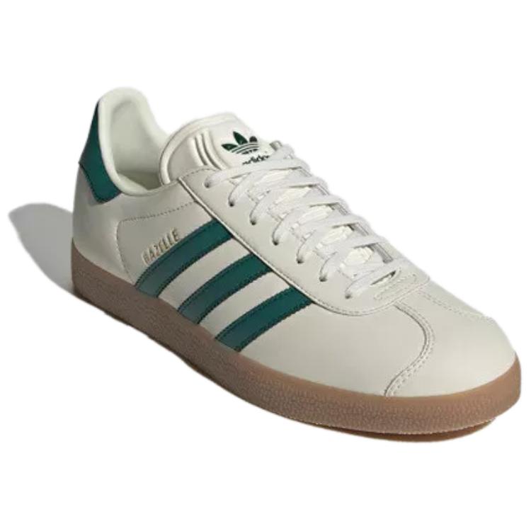 Adidas Originals Gazelle Comfortable Simple Low-Top Sneakers Men Sneakers White JI0208