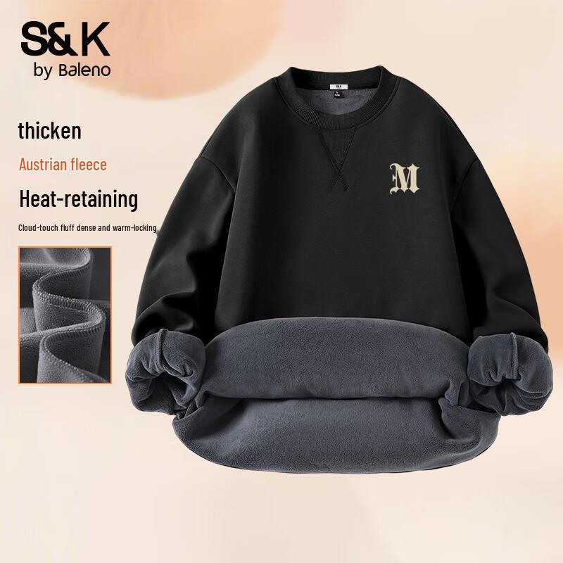 

Baleno Men s S&K Series Thickened Fleece Sweatshirt M
