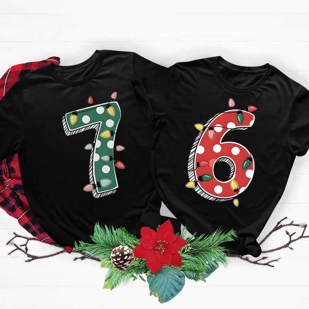 Camiseta de manga corta con cuello redondo y estampado de moda para mujer