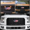 Für Ford Emblem F150 F250 F350 Edge Explorer RANGER EXPEDITION Auto Front Emblem US-Flagge Heckzubehör