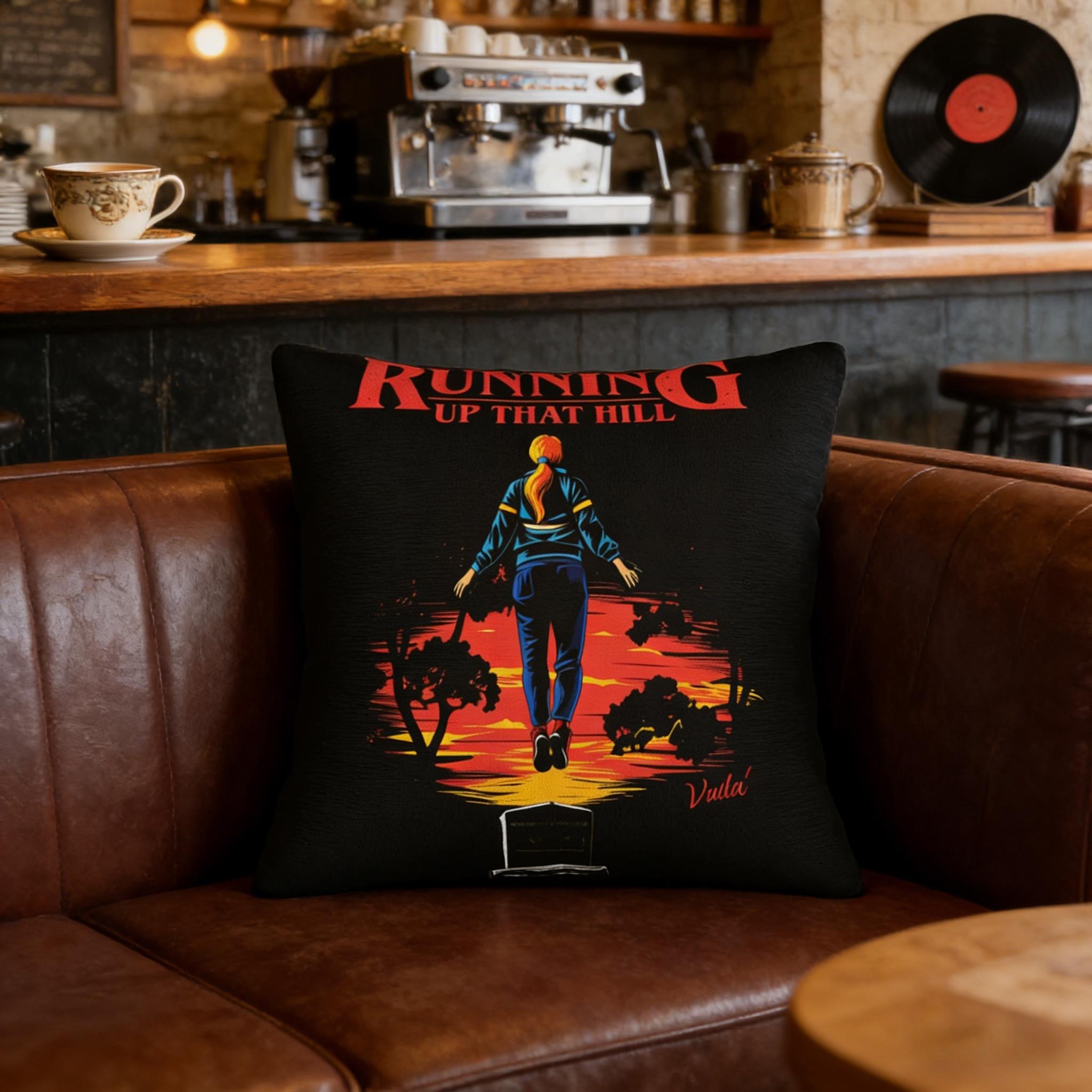 

Vintage Demogorgon Pillow Case, E-Eddie M-Munson Screen Print Multiple Sizes for Sofa Bedroom Living Room Polyester Decor Gift W40*H60(CM)