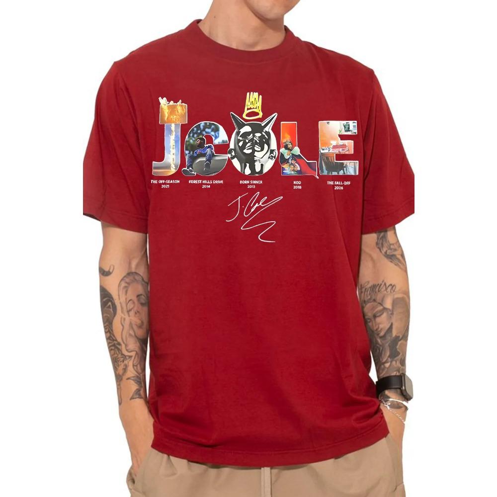 Album The Fall-Off Pop Men's T-Shirt Unisex O-Neck Cotton Short Sleeve Y2k Outdoor Fashion Leisure