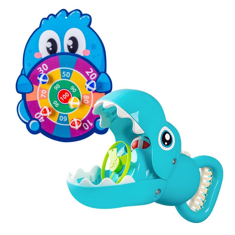 Shooting Dinosaur Themed Toy With Rubber Projectiles Target For Gift Children