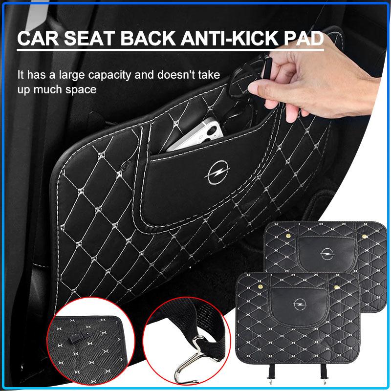 Car Seat Back Storage protective Pad Prevent Kick Mat For Opel crosa d astra h insignia astra j zafira b mokkaastra vivaro astra g