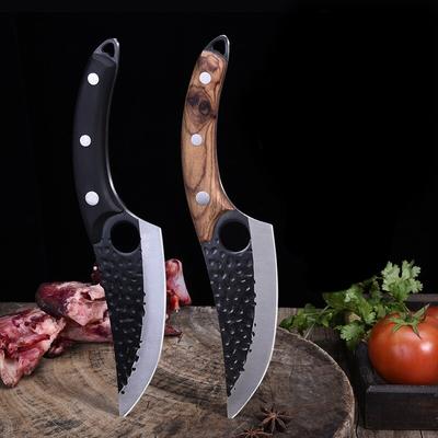 Mannaia per carne Coltello per disosso forgiato a mano Coltello da chef Serbia Coltello da cucina in acciaio inossidabile Coltello da macellaio Mannaia per carne forgiata