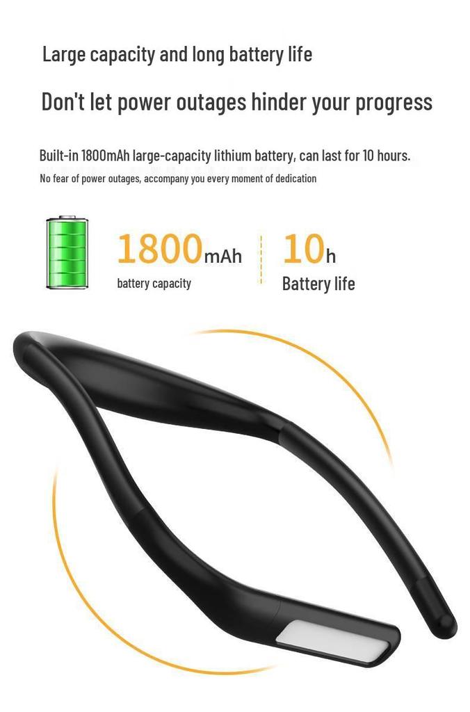 Best-Selling Neck Reading Light: Long Battery Life, LED Soft Night Light, USB Rechargeable, Ideal for Dorms and Bedside Reading