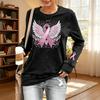 Women's Printed Round Neck Sweatshirt for Casual Daily Wear