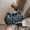 Sparkling Sequins Clutch Purses Fashion Handbag Wedding Party Shoulder Bag