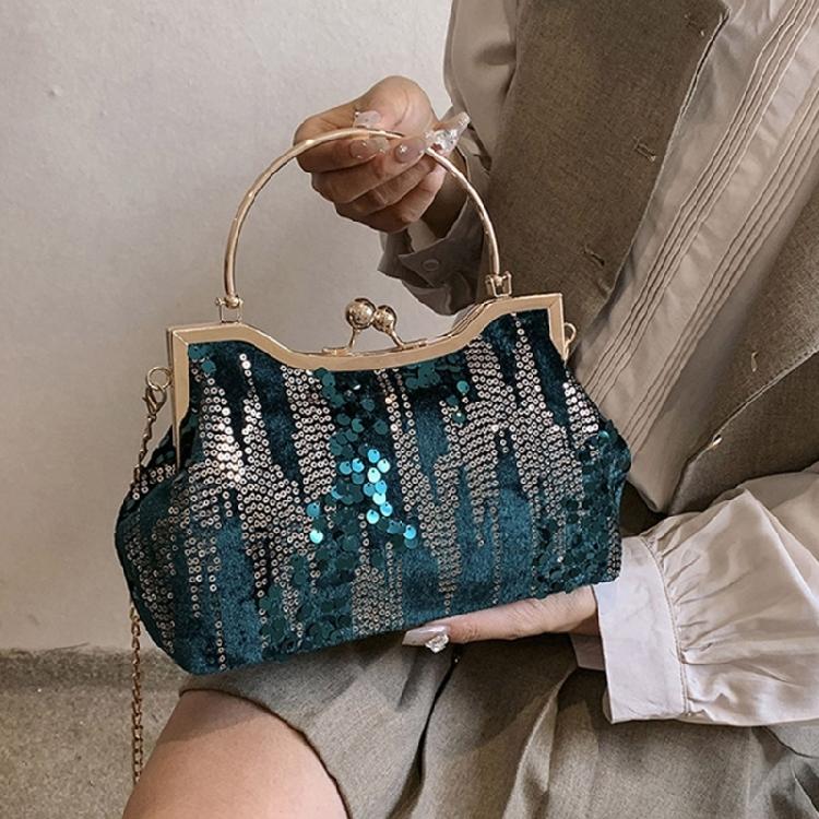Sparkling Sequins Clutch Purses Fashion Handbag Wedding Party Shoulder Bag