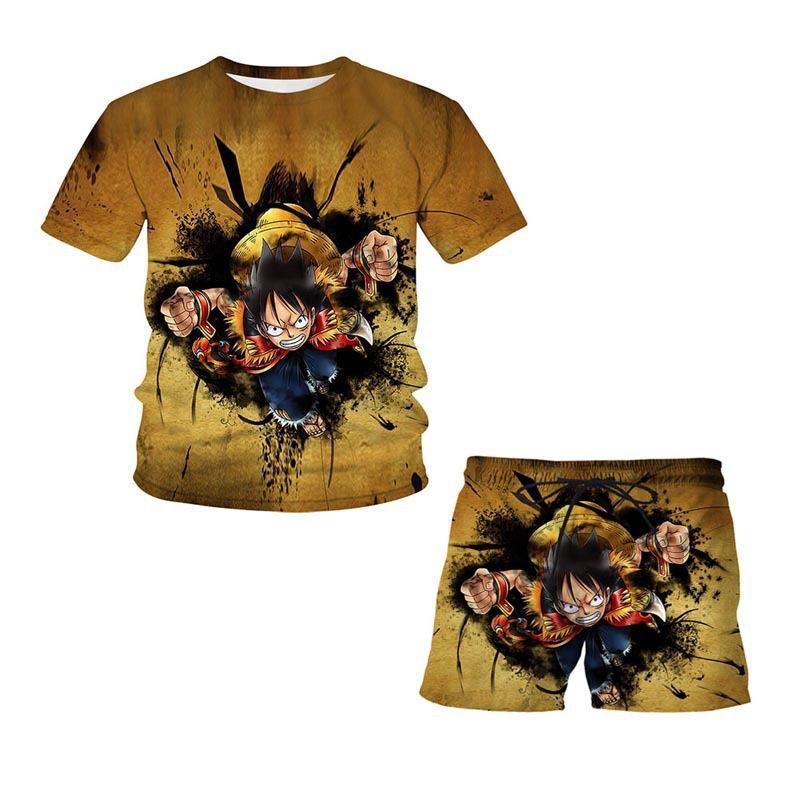 Jednoczęściowy zestaw koszulek dziecięcych odzież sportowa Baby Boy Clohtes odzież dziewczęca T-shirt szorty męski garnitur letnia plaża