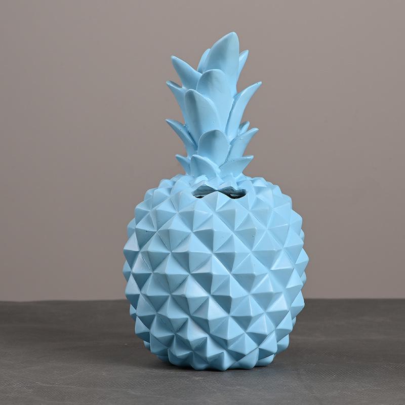 Harz Ananas Spardose Figuren Ananas Modell Spardose Miniaturen Frucht Dekoration Kreative Heimdeko