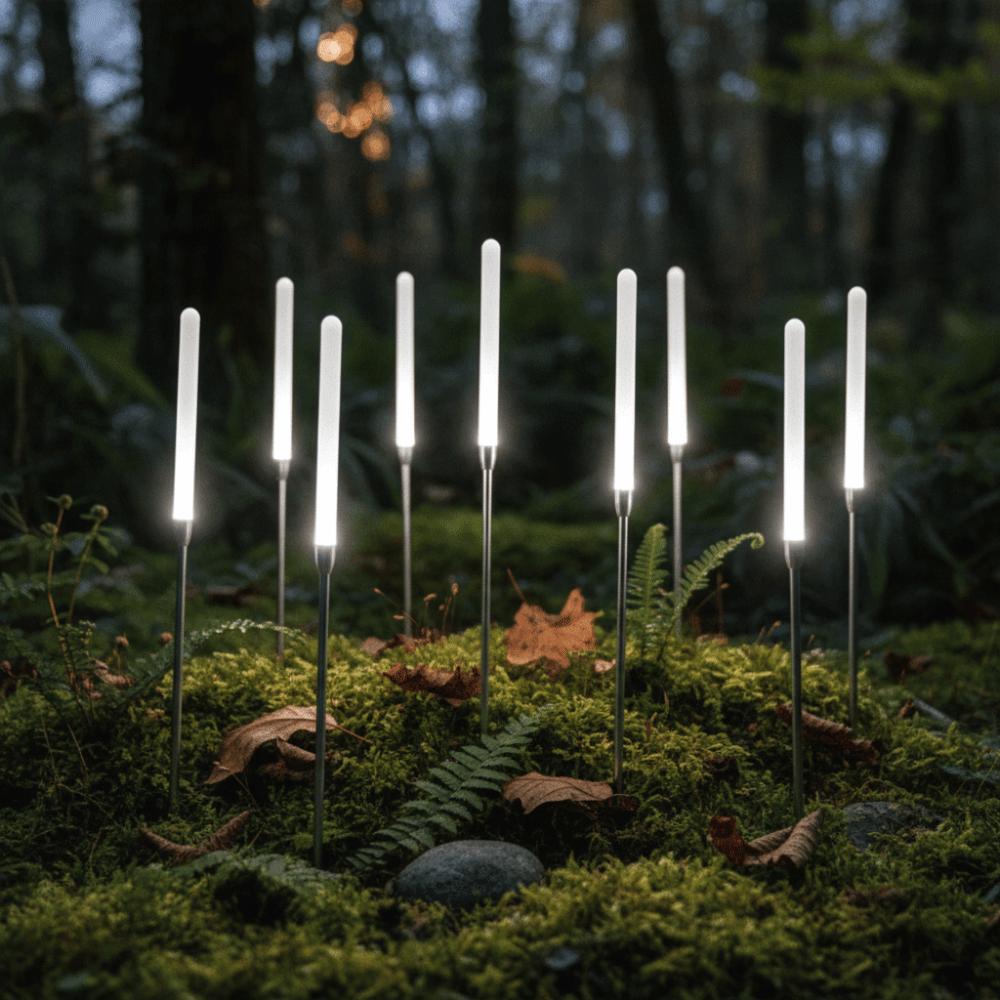 Reed Lamp Waterproof Landscape Lighting Acrylic Frosted Acrylic Rod Garden Lights LED Ground-Mounted Outdoor Decorate Lamp Villa