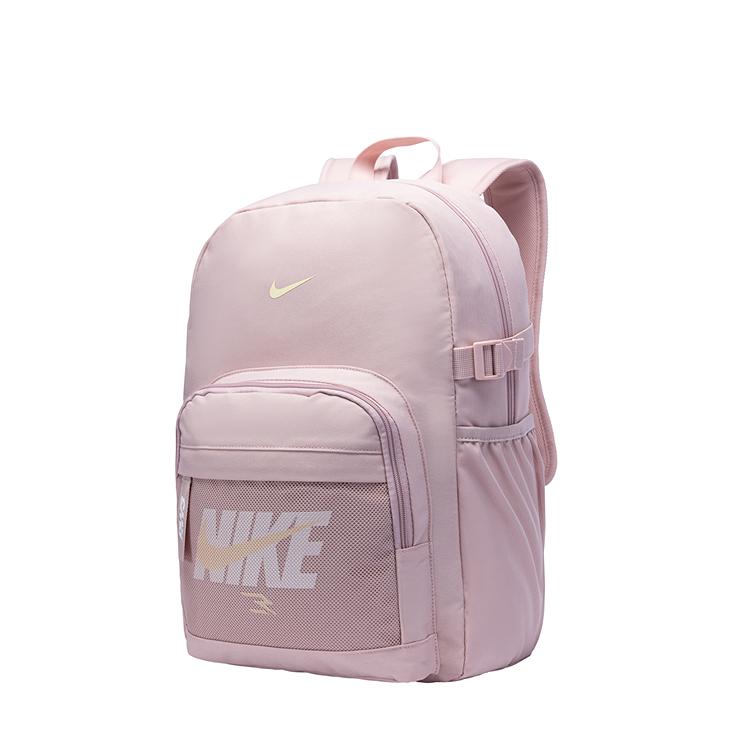 Nike 3Brand Large Capacity Durable Casual Sports Outdoor Polyester Backpack Women Backpack Blush-Pink N32533071GS-005