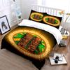 Tiki Statues with Foliage. Bedding Sets Duvet Cover Sets Duvet Covers Pillowcases(1 * Duvet Cover 2 * Pillowcases Without Duvet Insert)