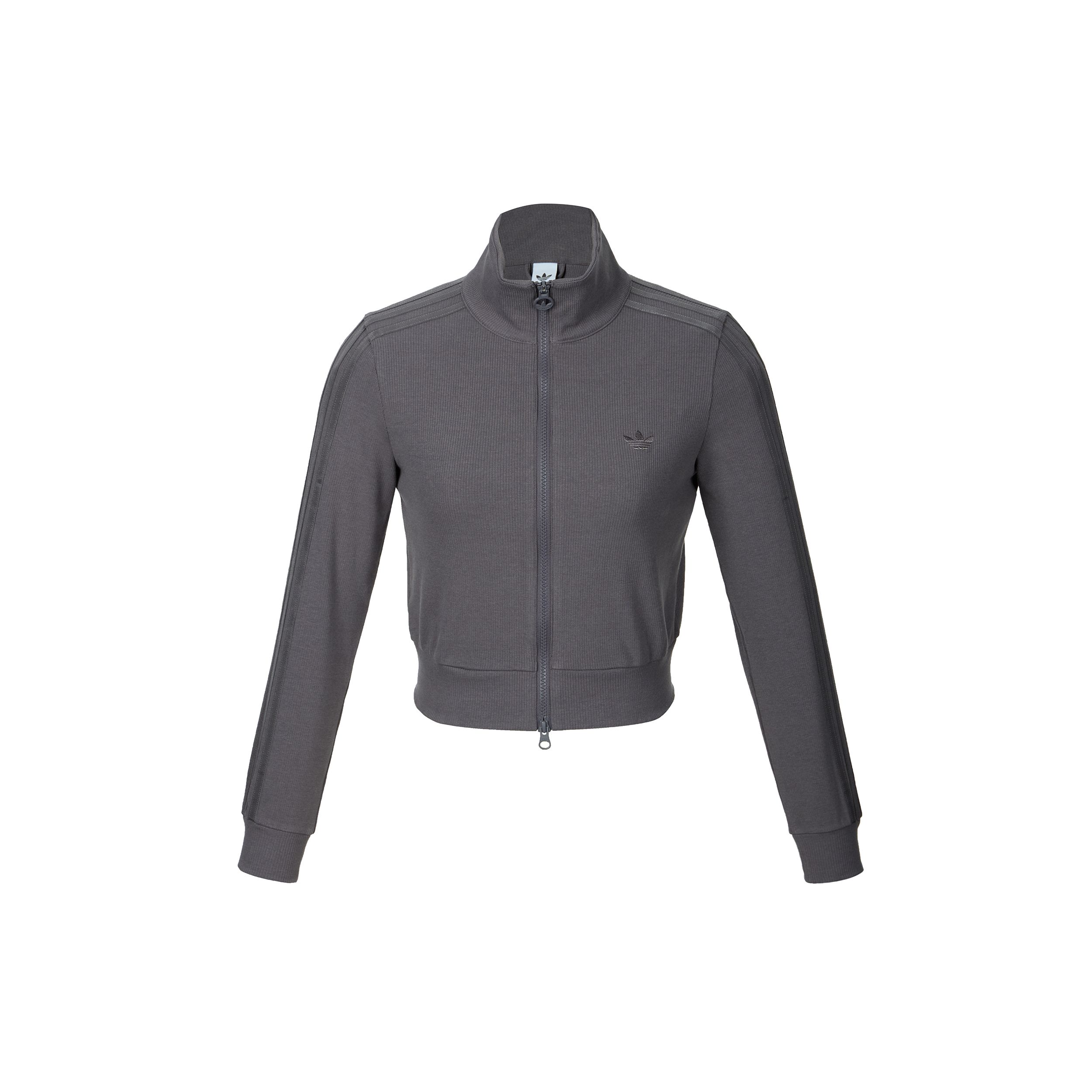 Adidas Originals SS25 Casual Fashion Simple Slim Fit Stand Collar Long Sleeve Jacket Women Jacket KB5446 M