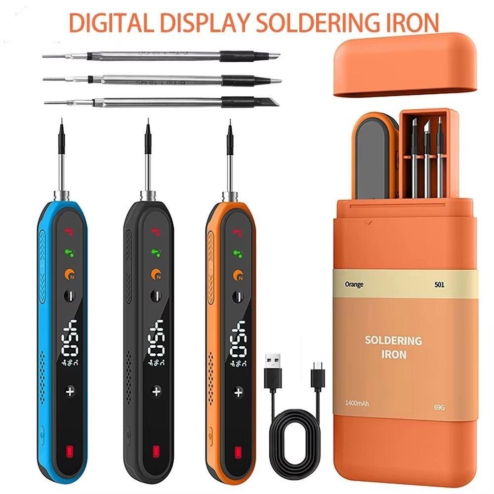 Cordless Electric Iron Solder Portable Welding Tool Kit Pen Welding Maintenance Kit
