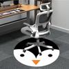 1pc Penguin Chick Office Round Area Rug, Indoor Mat Suitable For Office, Under Office Chairs Bedroom Living Room Home Decor, Room Deco161