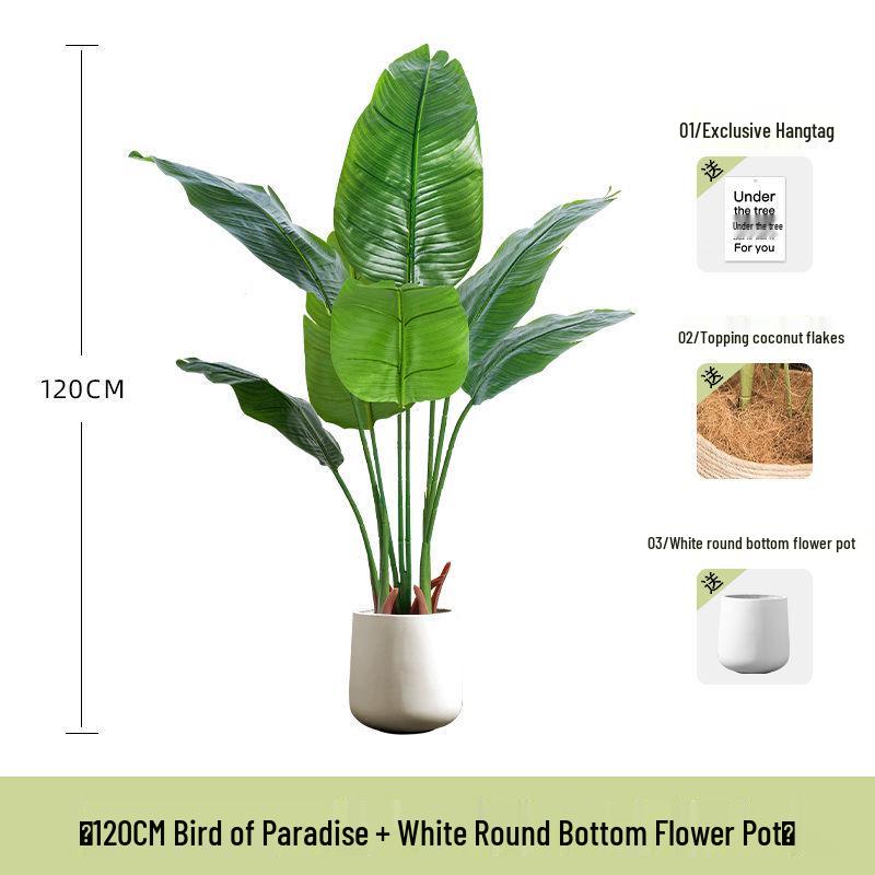 Luxurious Bionic Bird of Paradise: Large Artificial Indoor Floor Plant Decoration