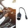 Car Cigarette Lighter Male/Female Socket To DC 5.5mm X 2.1mm Plug Jack Adapter for Car Charger UPS Battery Backup