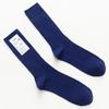 5 Pairs of Men's Retro Sweat-absorbing Vertical Striped Plain Color Cotton Mid Calf Socks