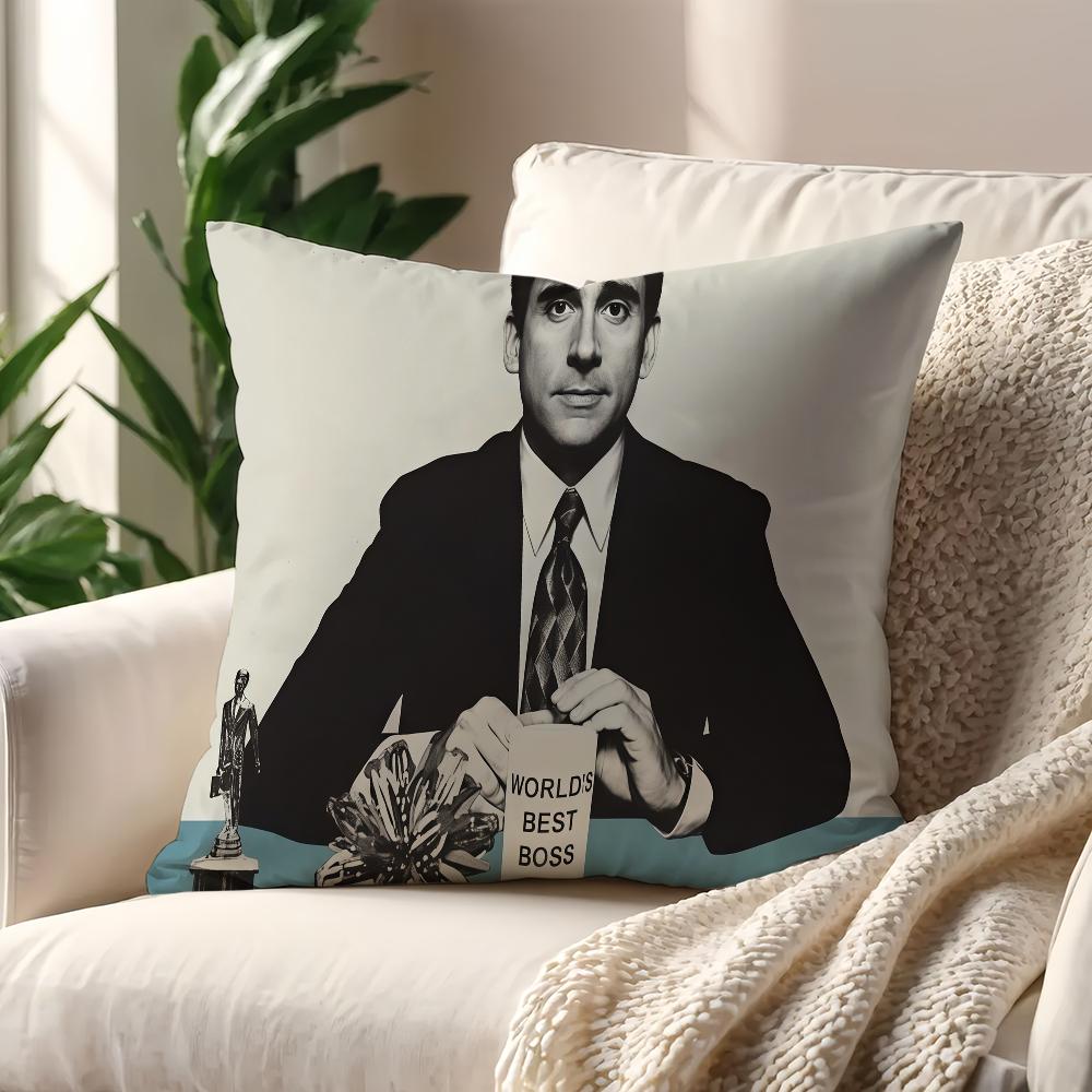 

TV The O-Office Mike cushion cover Best Home Office Coffee Pillow Sofa Printing Decoration Room Shop Car Nordic Simplicity Hit 12x12Inch