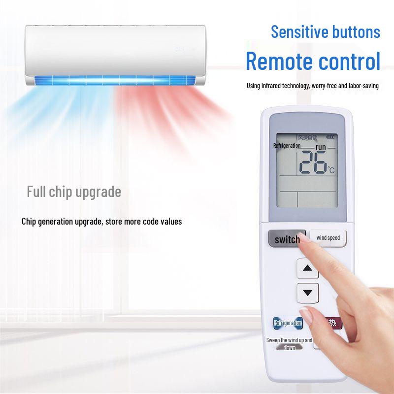 Risheng Universal Remote for Gree Wall-Mounted and Central Air Conditioners