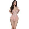 Sex Underwear Pajamas Spring Fog Song Pure Lace Floral Suspender Pajamas Women with Chest Pads Gather and Look Thin