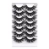 7 Pairs Of Fried Hair Imitation Mink False Eyelashes Messy Natural Thick Eyelashes