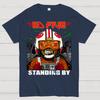 Ed Five Standing By Unisex Heavyweight 100% Cotton T-shirt