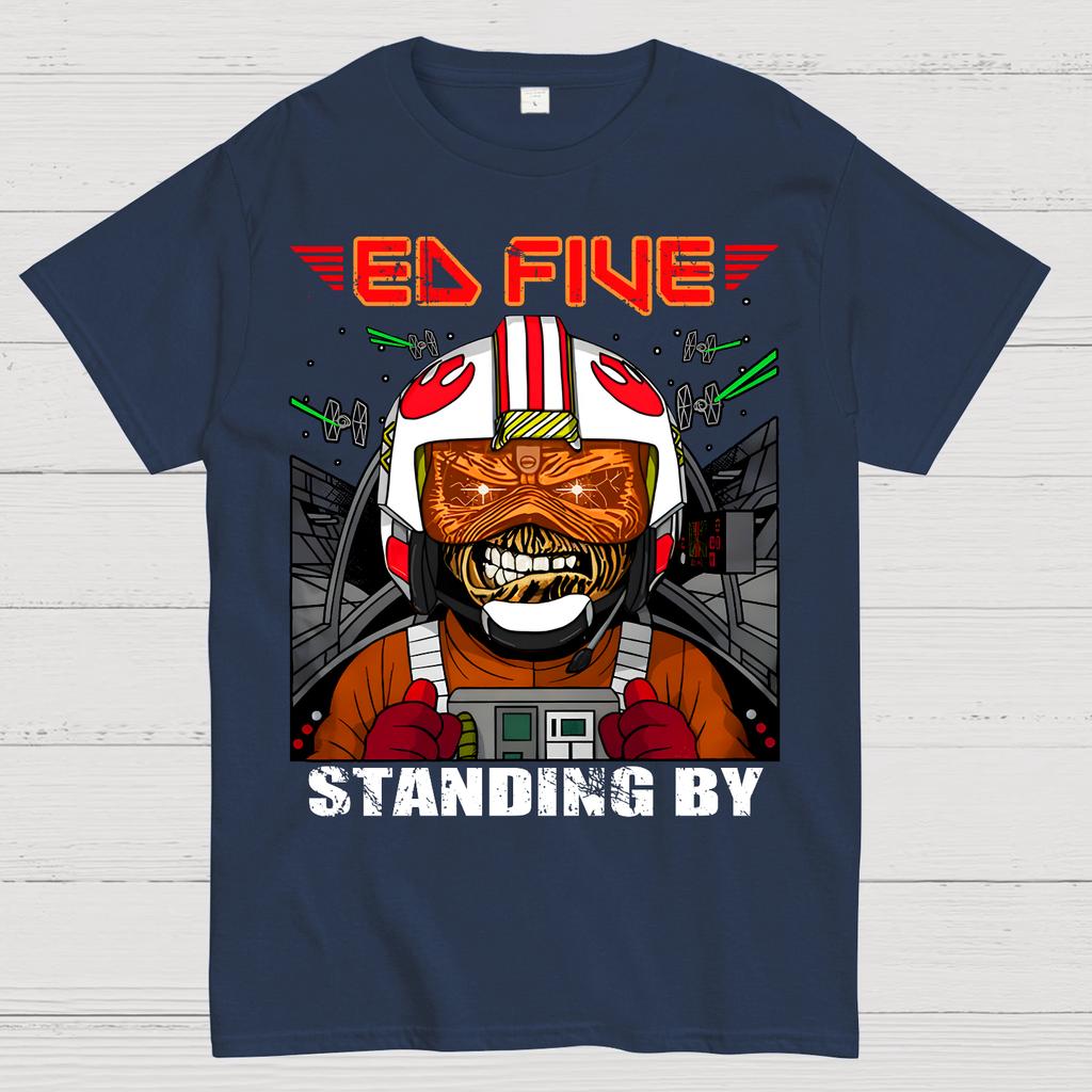 Ed Five Standing By Unisex Heavyweight 100% Cotton T-shirt