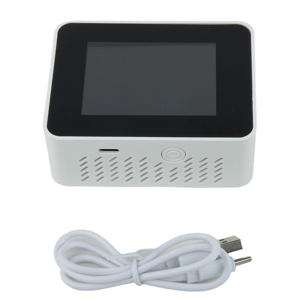 Kompakter Raumluftqualitätsmonitor mit Temperatur- und Feuchtigkeitsmessung