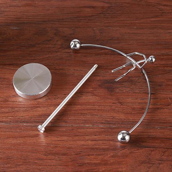 Fyzika Balancující Železní Muži Hračka Kovový Mini Vzpěrač Muž Tumbler Kinetické Umění Dekompresivní Rovnováha Stolní Hračka Dekorace Domov Kancelář Obývací Pokoj