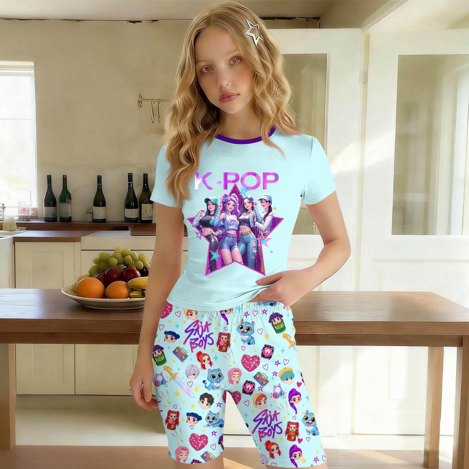 

Infant Newborn Baby Girls Boys Print T-shirt+Pants Print Outfits Set 160
