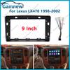 9 Inch Car Frame Fascia Adapter Android Radio Dash Fitting Panel Kit For Lexus LX470 1998-2002