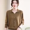 Hodo Women's Lapel Knit Sweater for Mature Women