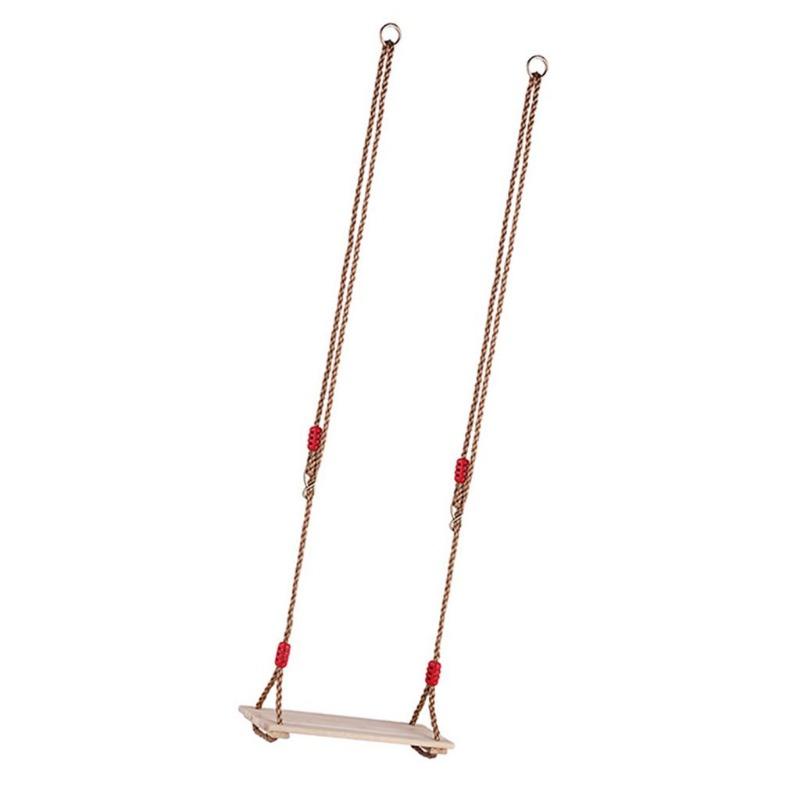 Holz Länge Verstellbar Seil Schaukel Hängematte Decke Haus, Garten Spiel Unterhaltungsbereich Angenehme Zeit - Stabiles Zubehör
