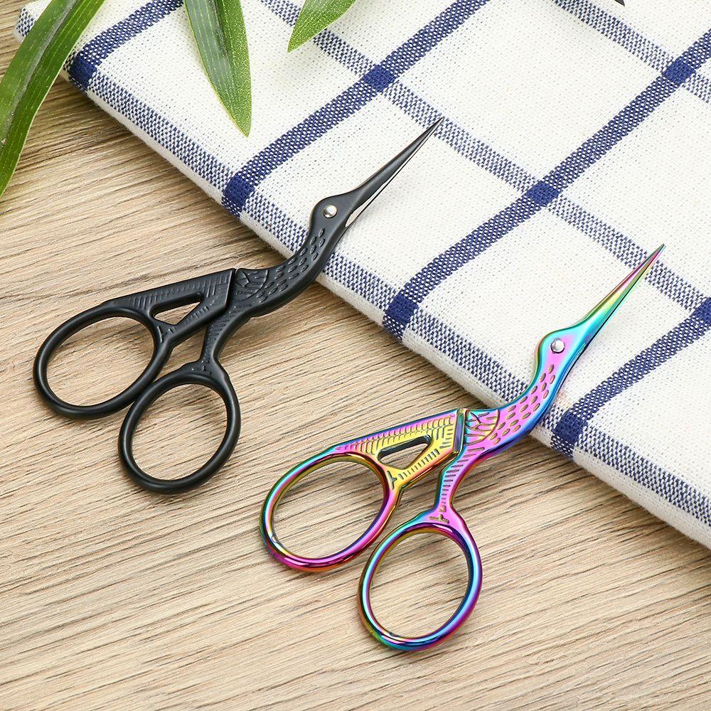 Embroidery Retro Home Cross Stitch Scissors Scissors Stainless Steel Crane