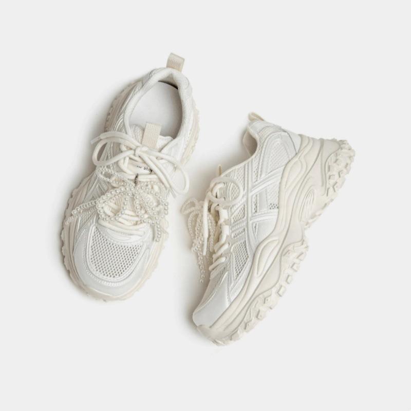 Cyclone shoes 6 thick-soled heightened breathable mesh casual sports shoes female dad shoes