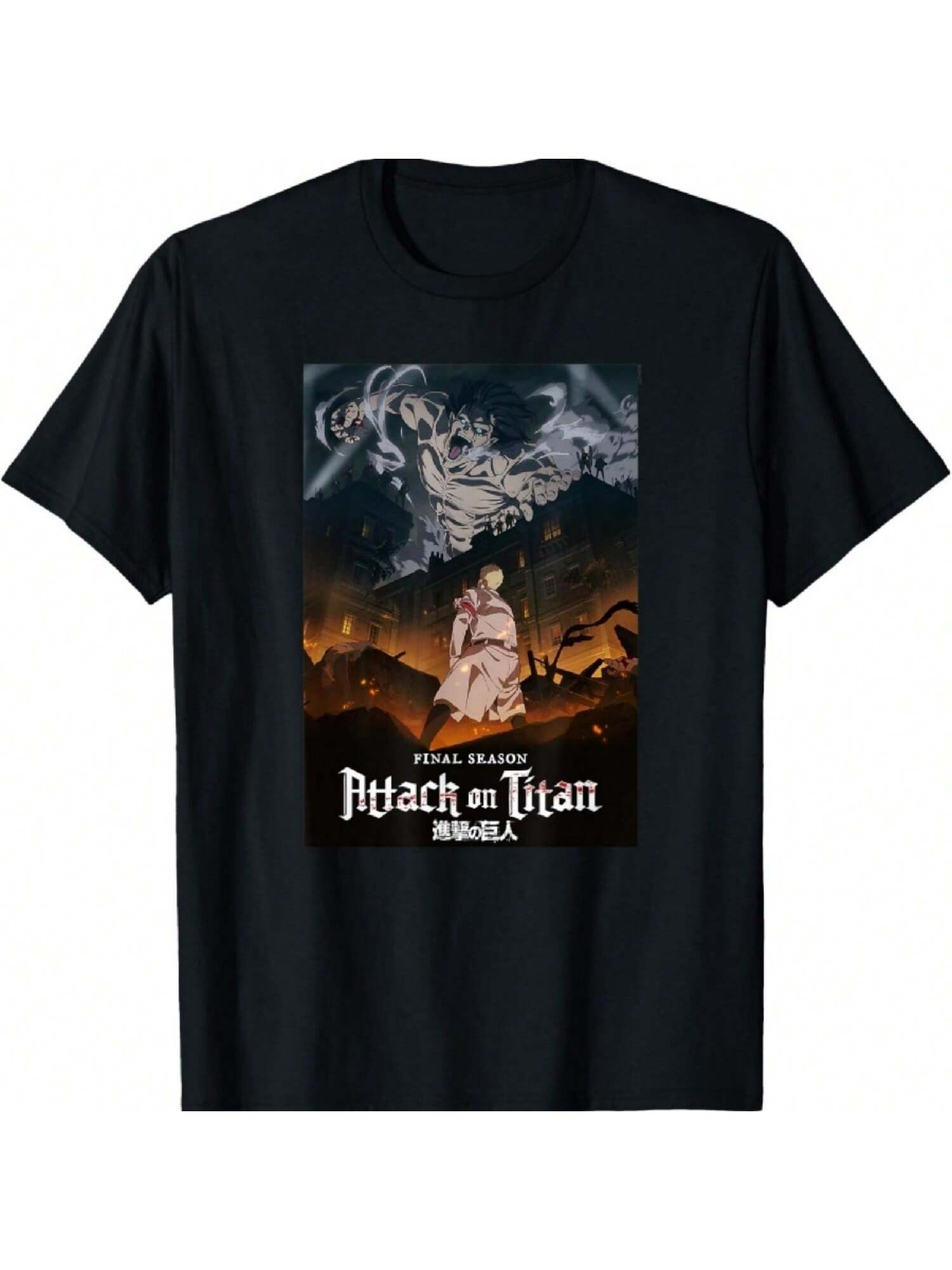 Season 4 Key Art With Show Logo Anime T-Shirt (2) S разноцветный