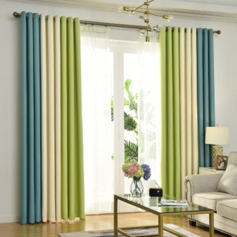 

Новые современные минималистичные шторы в скандинавском стиле, изысканные шторы в пасторальном стиле с высокой степенью затенения, шитье для гостиной, спальни 2PC W150cm x L270cm